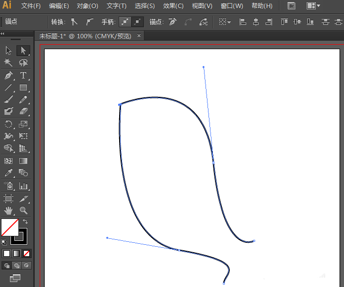 Adobe Illustrator CS6连接线段断点的操作方法