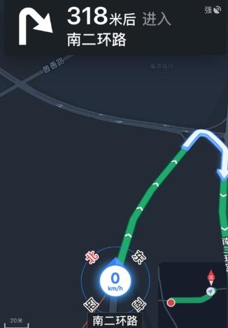 百度地图设置投影导航的操作过程