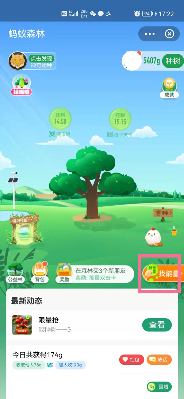 支付宝能量雨活动怎么参加？支付宝能量雨开启方法介绍