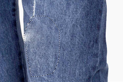 Photoshop修复破洞牛仔裤的操作方法