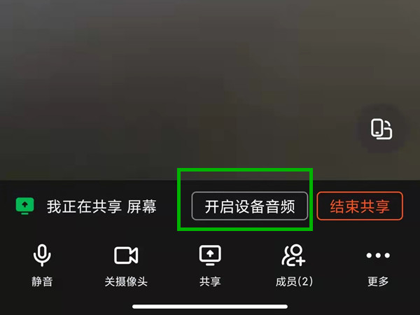 钉钉怎么设置共享屏幕声音?钉钉开启设备音频教程