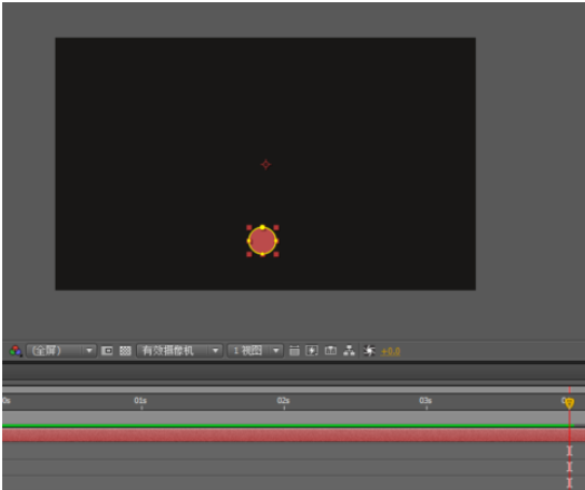 AE制作上下浮动小球的图文方法