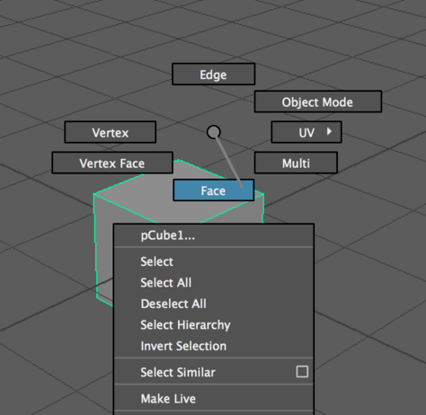 maya切换面选择方式的操作方法