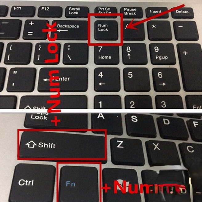 笔记本电脑键盘数字错乱怎么恢复?(1)