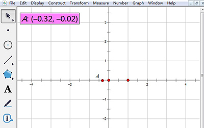 几何画板度量任意点坐标的操作方法
