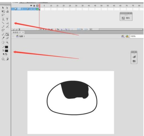 flash cs6如何绘制卡通奶牛?flash cs6绘制卡通奶牛的教程