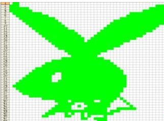 excel2016使用vba绘制大头兔图片的操作步骤