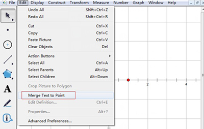 几何画板度量任意点坐标的操作方法