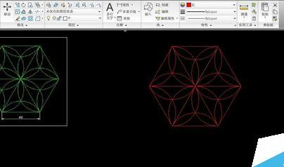 AutoCAD2016制作一个六角镶花图形的操作教程