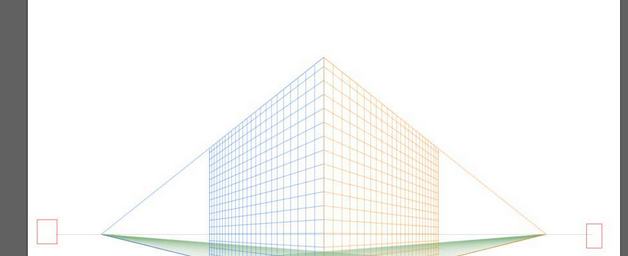 Adobe Illustrator CS6中使用透视网格工具的操作方法