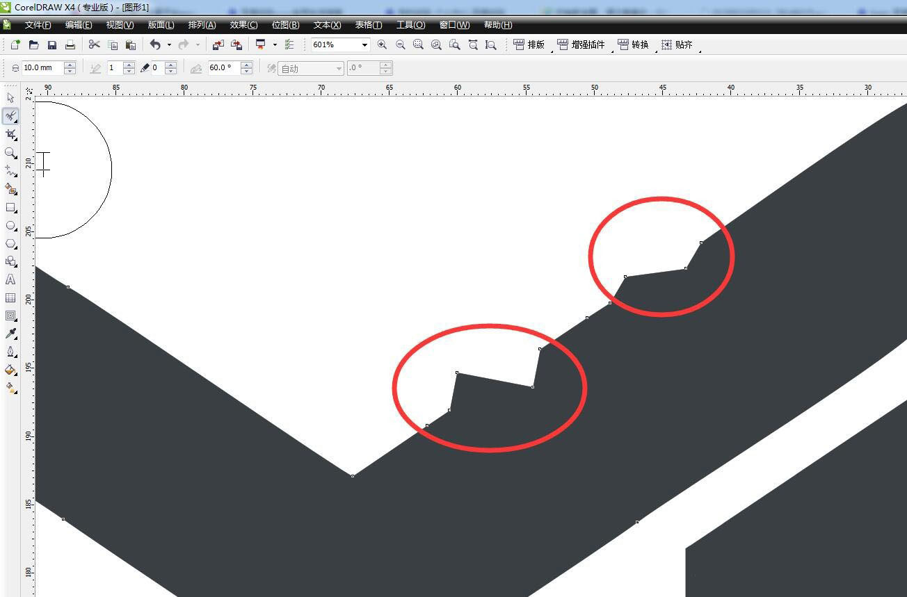 cdr文字粗糙边缘效果如何制作?cdr文字粗糙边缘效果制作方法