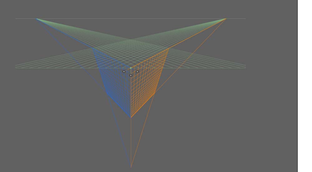 Adobe Illustrator CS6中使用透视网格工具的操作方法