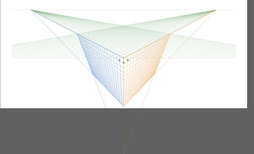 Adobe Illustrator CS6中使用透视网格工具的操作方法