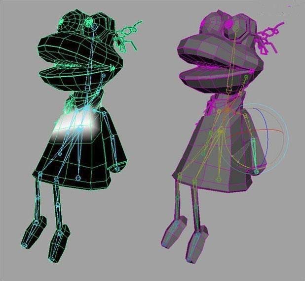 maya制作青蛙玩具的图文操作教程