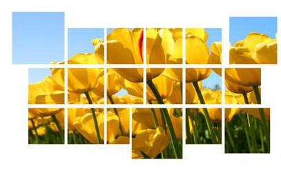 PPT给图片做出立体剪切效果的操作方法