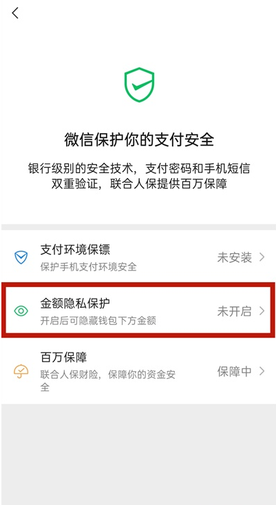 微信如何关闭钱包金额隐私保护 微信关闭钱包金额隐私保护教程