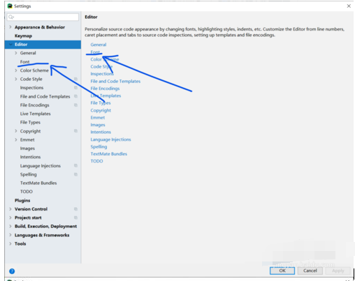 PyCharm调整字体大小的操作步骤