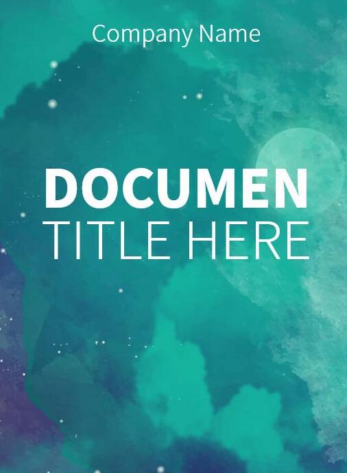 word设计大气梦幻封面图的操作方法