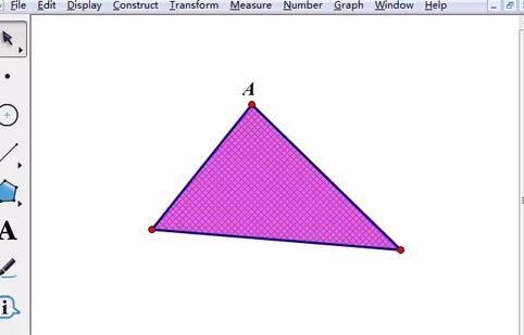 几何画板作动点在三角形三边上的运动动画的图文教程