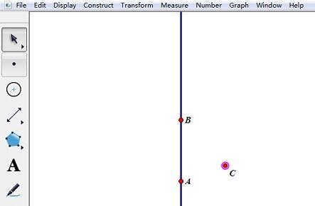 几何画板创建滑行反射变换的操作过程