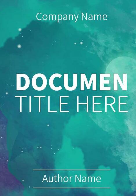 word设计大气梦幻封面图的操作方法