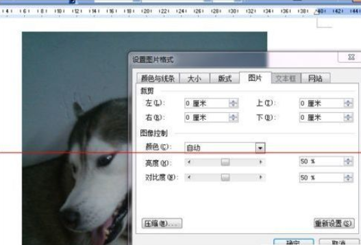 Microsoft Office 2003调节图片亮度以及对比度的操作教程