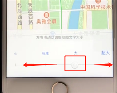 高德地图设置地图文字大小的操作步骤