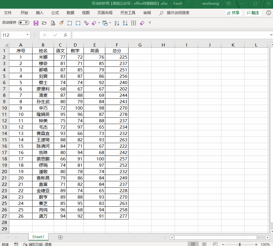 分享制作Excel表格时双击鼠标有妙用。