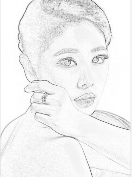 分享如何使用PS将照片制作成素描效果，PS修图技巧。