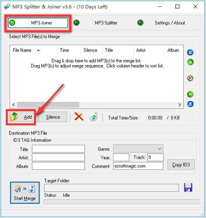 小编教你MP3SplitterJoiner如何合并音频文件，音频片段合并方法。