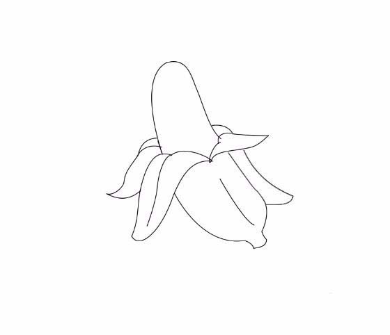 Photoshop使用钢笔工具制作香蕉的操作方法