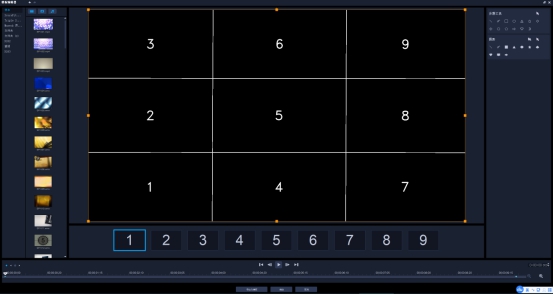 思杰马克丁会声会影官方教程：制作九宫格拼图镜头缩放效果