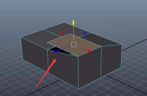 maya中建模的长方体分离边的操作步骤