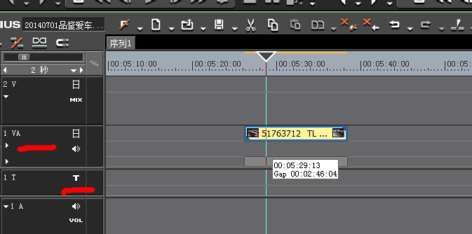 使用EDIUS快速分离视频中的声音画面的简单操作教程