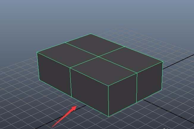 maya中建模的长方体分离边的操作步骤
