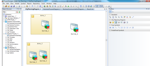 Power Designer创建城市规划模型的操作教程