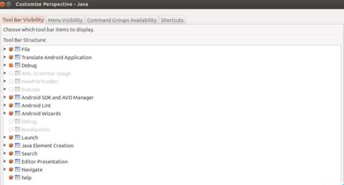 eclipse自定义设置顶部菜单和图标的操作方法