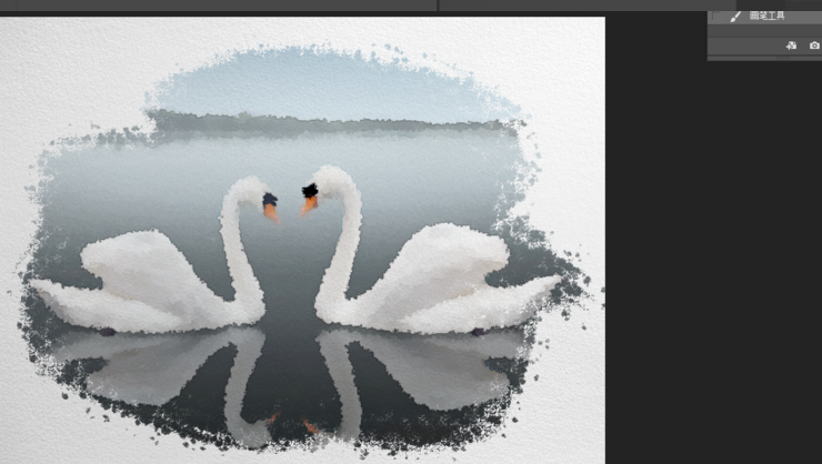 我来分享用PS让图片呈现水彩画效果。