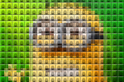 Photoshop设计乐高效果的操作方法