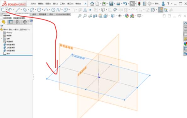 solidworks2019中加厚命令使用操作步骤