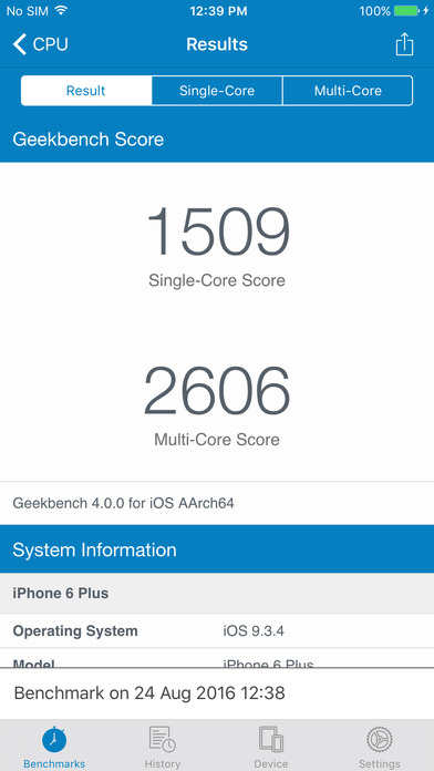 我来分享一款兼容多平台的流行跑分软件:Geekbench。