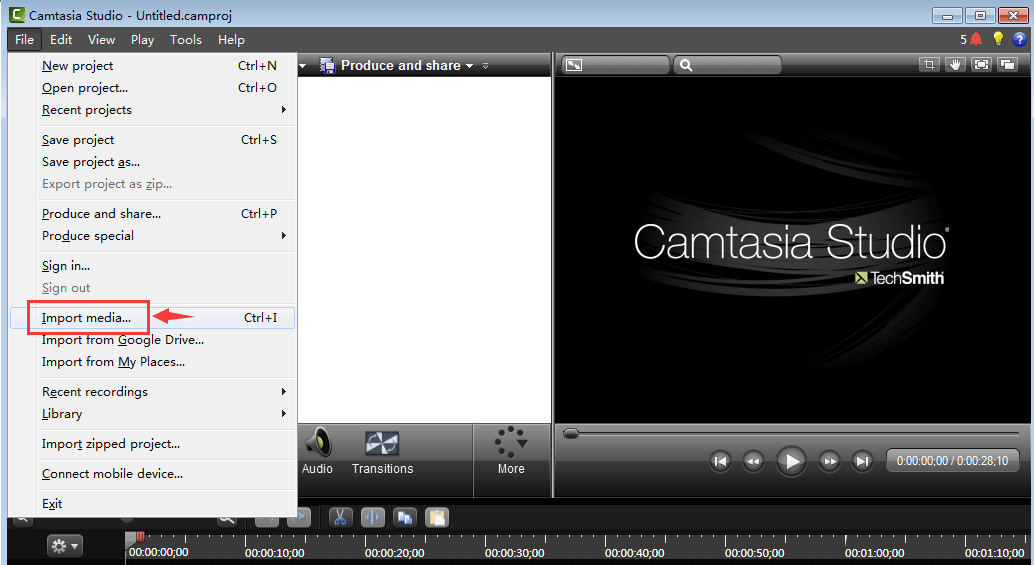 camtasia studio如何添加背景音乐 camtasia导入背景音乐的技巧