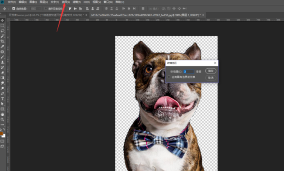 分享教你用PS魔棒工具来抠图。