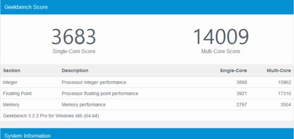 我来分享一款兼容多平台的流行跑分软件:Geekbench。