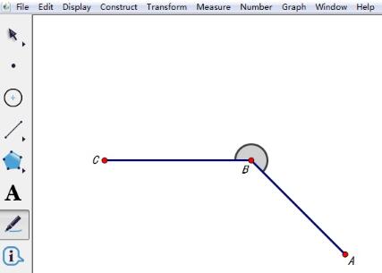 几何画板度量超过180度的角的操作方法