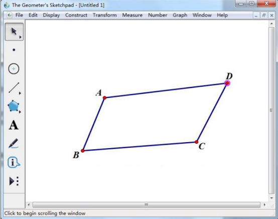 小编教你解决几何画板怎么计算四边形的内角和，几何画板计算四边形内角和的教程。