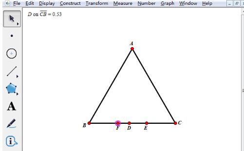 几何画板构造三等分点的操作流程