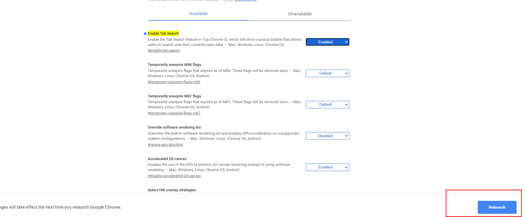 谷歌浏览器标签页搜索功能怎么启用?谷歌浏览器标签页搜索功能启用教程