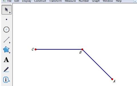 几何画板度量超过180度的角的操作方法
