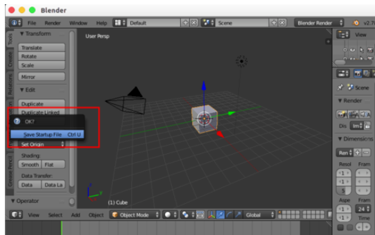 Blender恢复初始设置的详细步骤介绍